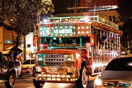 Chiva Party Bus in Cartagena, Colombia