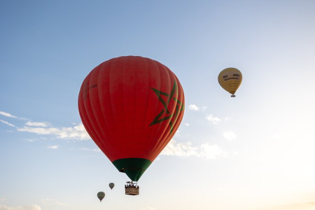 Hot Air Balloon Ride Over Atlas Mountains and the Desert of Marrakech