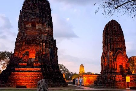 Ayutthaya Sunset Biking and Temple Ruins Tour from Bangkok, Thailand
