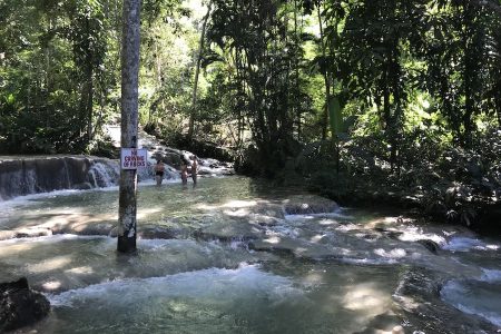 Blue hole Secret Falls and Dunn’s River Falls Experience