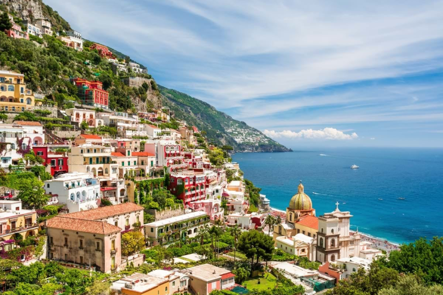 From Rome: Pompeii, Amalfi Coast and Positano Day Trip